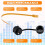 4X Waterproof Micro-SIM Extension Cable IP67 Micro-Sim Panel Mount Extension Cable 7