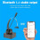 2X Cuffia sopra L'Orecchio BT 5.4 Cuffia Wireless per Call Center con Microfono Antirumore 4