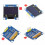 2X for Raspberry Pi 0.96 Inch OLED I2C SSD 4Pin Module LCD Screen Display CPU Temperature for  STM32 3