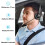 2X Cuffia sopra L'Orecchio BT 5.4 Cuffia Wireless per Call Center con Microfono Antirumore 8