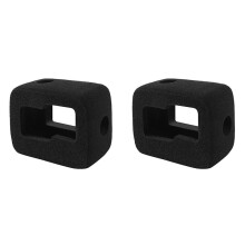 2X für GoPro9 HERO9 Winddichter Schaum Schwamm Abdeckung Windschutz Scheibe Fahrrad Schutz LäRm Schutz ZubehöR Anti Kratzer