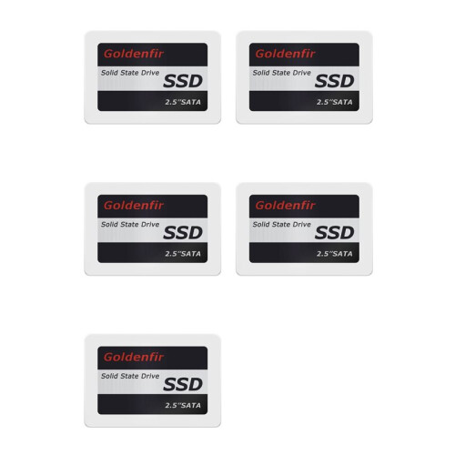 5X Goldenfir Unidade de Estado Sólido de Alta Qualidade, SSD de 512 GB e 2,5 Polegadas para Laptop e Desktop