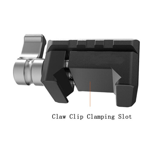 2X Quick Release Clamp with 1/4 3/8 Thread for Cold Shoe Support Camera Cage for  Locating Microphone Magic Arm 2
