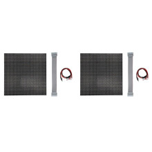 2 Peças P6 Painel de Tela LED para Exterior 32X32 Pixels Módulo de Exibição LED 192X192Mm 1/4 Scan RGB Painel de Tela LED Colorido