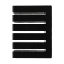 6 Peças 40X40X30Mm Dissipador de Calor de Alumínio Radiador Dissipador de Calor para Chip Eletrônico LED com Condutor Térmico