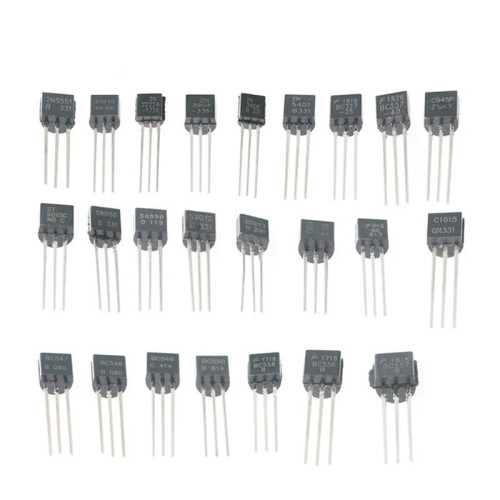 1680st 24Values TO-92 Transistor BC547 BC327 BC337 2N2222 3904 PNP/NPN Transistor Set Electronics Sortiment Kit 2