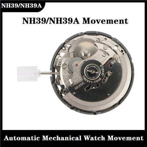 2X NH39/NH39A Watch Movement Supporting Date Setting High-Precision Automatic Mechanical Watch Movement NH39 Replacement 2