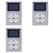 3X -USB-Clip MP3-Spieler BILDSchirm-Unterstuetzung 32GB Micro--TF-Karte