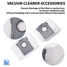 Sac à Poussière pour Aspirateur pour D20 / pour D20, Pièces de Rechange pour Sac à Poussière, 18 Pièce