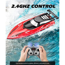 RC Battery Boat Ship 2.4Ghz High-Speed Remote Control Racing Ship Water Speed Boat Child Model Kids Boys Pool Toys A