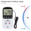 Temperature Controller Socket Digital Thermostat with Timer Sensor Probe Outlet Heating Cooling  16A EU Plug 6