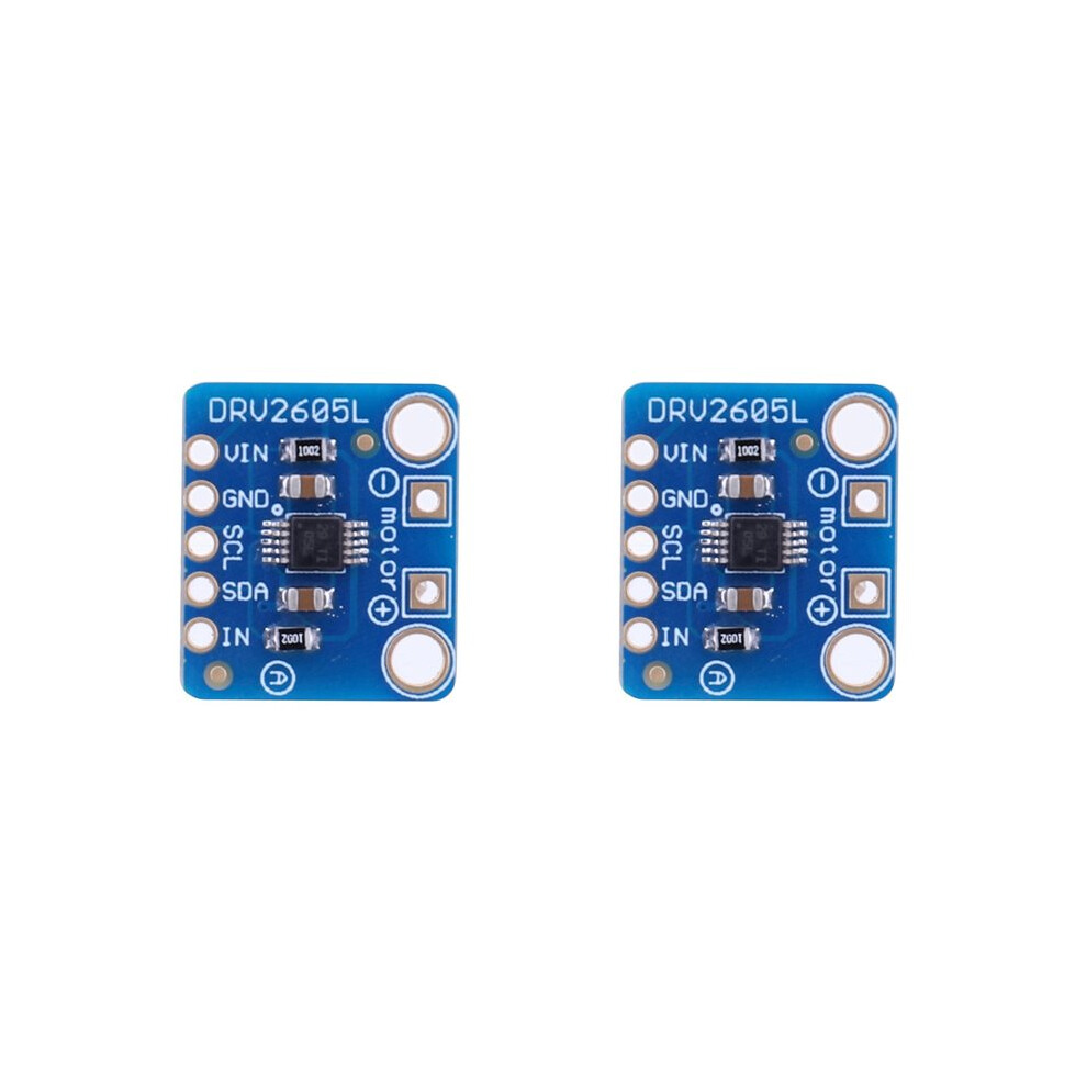 2X Drv2605l Haptic Motor Driver Controller Board 3V-5V With In/Trig General Pin Vibration Motor Driver For 6033892463510