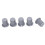 15 Pieces 4mm Inner Potentiometer Axis Potentiometer Control Knob Knob 3