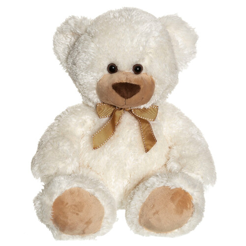 Teddy Bear, Cream, 45 cm, Machine Washable