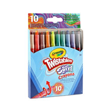 Twistable Swirl Crayons, 4 Colors in 1, 10 Pack