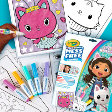 Set di pennarelli Color Wonder e pagine per la casa delle bambole di Gabby