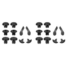 2X Metal Joystick Kit for PS5 Game Console Joystick Back Paddles Triggers Buttons for PS5 Dualsense Controller A