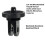 5X Camera Mount Adapter for  Ecosystem - ¼-20 Conversion Adapter for  Mounting System 3