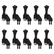 10X 90 Degree Direction Adapter Elbow Mount with Thumb Screw for Hero 4/3+/3/2/1 and SJCAM SJ4000 5000 Black