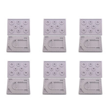 12Pcs Bead Design Board Bracelet Design Board Flocked Bead Board Necklace Beading Jewelry Tray DIY Jewelry Making Tray