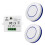 6x RF 433MHz Wireless Light  220V 10A Relay Receiver  Round Button Wall Panel  Remote Control LED Lamp 2