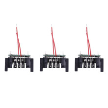 3X DCB120 Electric Drill Battery PCB Charging Protection Circuit Board for 12V 10.8V Li-Ion Battery