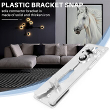 2 Packs of Sectional Sofa Connector, Metal Sectional Sofa Furniture Connector Sectional Connectors for Sliding Sofa