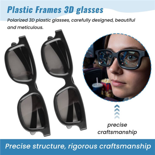 3D Glasses For  Cinema 3D TV's - 2 Pairs 2