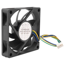 70x70x15mm 12V 4 Pins PWM PC Computer Case CPU Cooler Cooling Fan Black