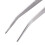 5.9" Long Silver Tone Bent Curved Tip Tweezers Forceps Plier Hand Tool 7