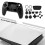 2X Repair Part for PS5 BDM-010 Controller Housing Shell Game Controller Shell Cover with Buttons Black 6