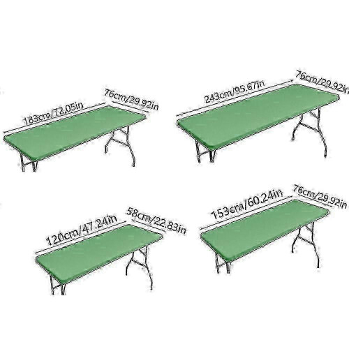 Premium Folding Picnic Tablecloth Protector for Outdoor Rectangle Tables 2
