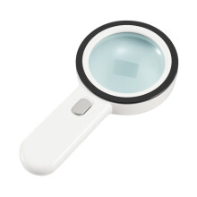 Magnifying Glass 20X, Large Magnifier with Light, LED Illuminated Handheld, Premium High Power Magnifying Glass for Reading Books, Seniors, Macular