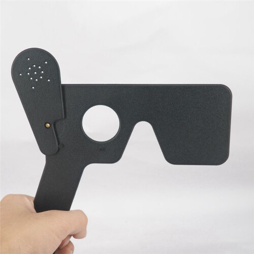 Professional Ophthalmic Lorgnette 17 Pinhole Black Plastic Vision Test Eye Occluder 1