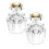 Bathroom Faucet Knobs Replacement, Bathtub Faucet Handles 1 Pair Hot and Cold 2 Knobs for Delta LDR Delex Peerless 1