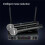 Dual Channel Professional Wireless Microphone System UHF Frequency Cordless Dynamic Mic for Karaoke Party Meet EU Plug 5