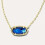 (one size, Blue) Kendra Light Gold Copper-Patterned Red-Brown Jadeite Necklace, Gift for Her 1