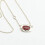 (one size, Red) Kendra Light Gold Copper-Patterned Red-Brown Jadeite Necklace, Gift for Her 3