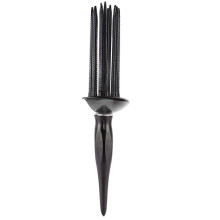 (Black) Professional Roll Brush Curling Round Hair Comb Achieve Curly Hair Beautifully Styled Hair Suitable for Home and Travel Purple