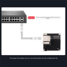 Placa de Desarrollo ESP32-P4- + Módulo POE + Kit de Altavoz RISC-V de Doble Núcleo WiFi6 Bluetooth5/BLE Puerto Ethernet RJ45 de 100 M