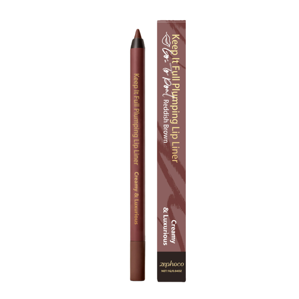 (1g) Reddish-brown color lip liner for daily lip makeup with natural color, plump and contour lines