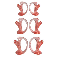 (OR) Two Way Radio Ear Mold Replacement Soft Silicone Ear Insert for Acoustic Coil Tube Earpiece (3 Pair Large,Medium,Small) TP