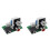 2X Audio Input Output Adapter Board 3.5 mm Earphone Jack Audio Socket and RCA to 2.54 mm 3pin PCB Adapter Board No Cable 1