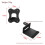 2X for  Era 300 Speakers Wall Mount Brackets Replacement Stand Brackets Speakers Brackets Replacement Black 3
