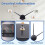 3D Clock Hands,DIY Large Clock Movement Mechanism Needles,Wall Accessories Part Replacement,Black 7