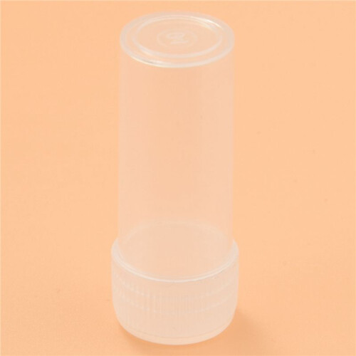 150X Plastprovflaska 5 Ml Provrör Lab Liten Flaska Förvaringsbehållare + Lock 2