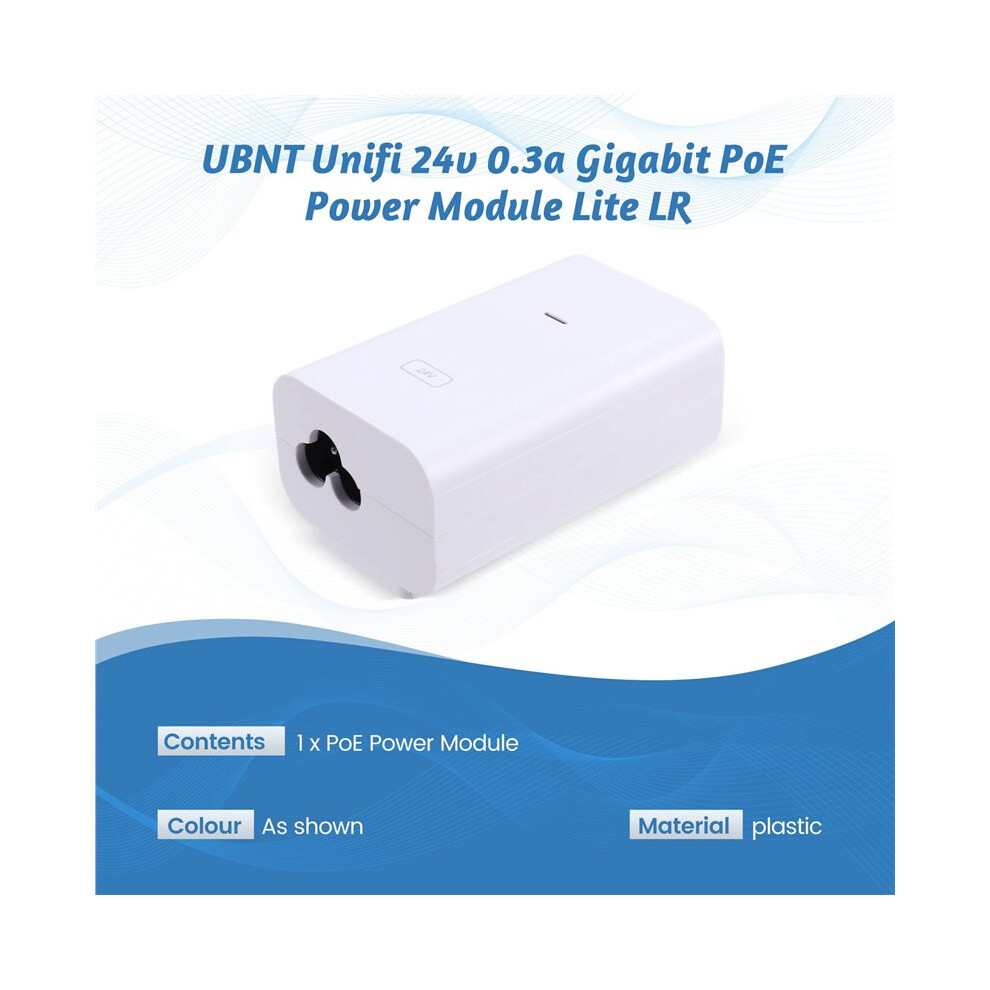 Unbnt 3X New UBNT Unifi 24v 0.3a Gigabit PoE Power Module Lite LR on OnBuy