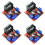 4X L298N Módulo Dual H-Bridge Stepper Motor Driver Board Módulo 2A/25W, Adequado para Robôs e Carros Inteligentes 1