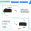 2X Ceiling Fan Light Controller 24V 30W Inverter Motor AC220V Stepless Dimming Temperature 433 7