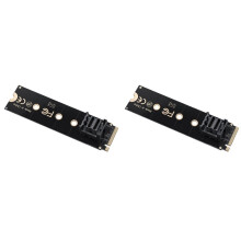 2X M.2 NVME Naar U.2 Converterkaart Mkey PCIeX4 M.2 PCIe Naar SFF8643 Harde Schijfadapterkaart M.2 NVME Ondersteunt 2230/42/60/80 SSD